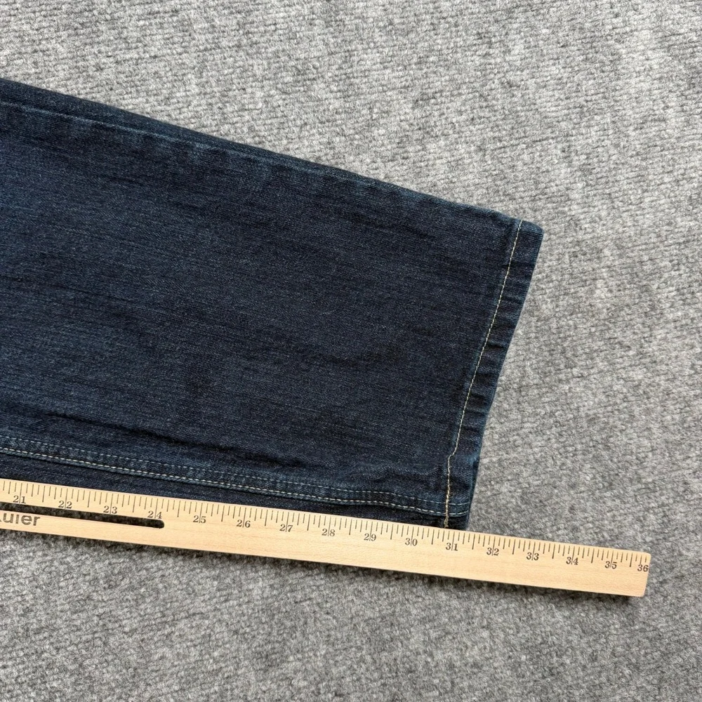 Ariat M5 Legacy Jeans Mens 36x32 Blue Straight Leg Dark Wash Western Denim